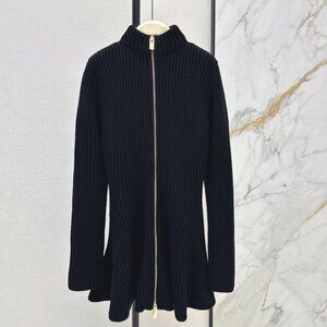 Alaia New Zipper Cardigan Dress